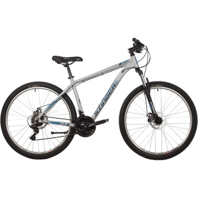 Горный велосипед STINGER ELEMENT STD 27" белый с рамой 18" 27AHD.ELEMSTD.18GR2