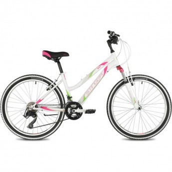 Подростковый велосипед STINGER LATINA 24" белый с рамой 12" 24SHV.LATINA.12WH2 Подростковый велосипед STINGER LATINA 24" белый с рамой 12" 24SHV.LATINA.12WH2