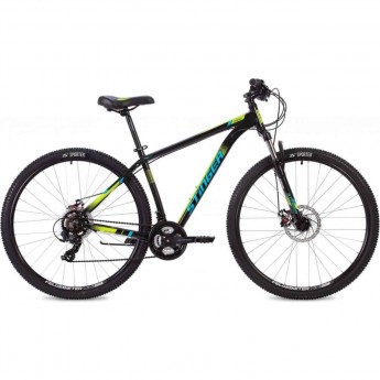 Велосипед STINGER 26" ELEMENT EVO черный, алюминий, размер 14"