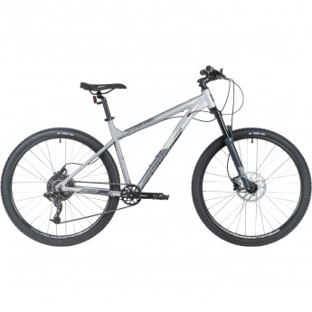 Велосипед STINGER 27.5" PYTHON EVO серый, алюминий, размер 16"
